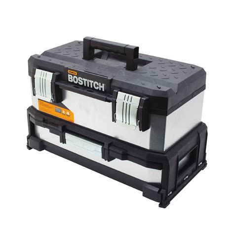 bostitch 20 metal plastic tool box with drawer|BOSTITCH BTST20261 20' Metal.